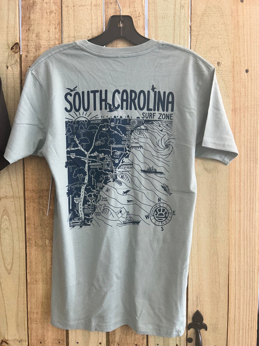 GV Distant Local map tee