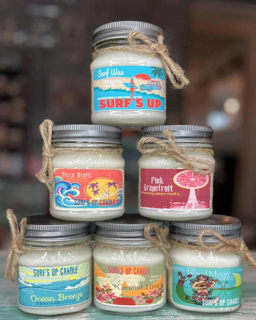 Surfs Up Candles 8oz Jars