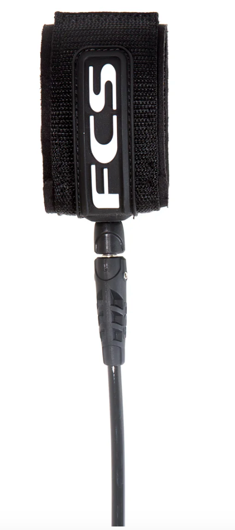 FCS 6' Comp Classic Leash Tranquil Blue/Black