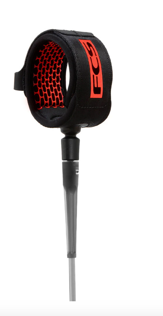 FCS 5' Comp Essential Leash Flame Red