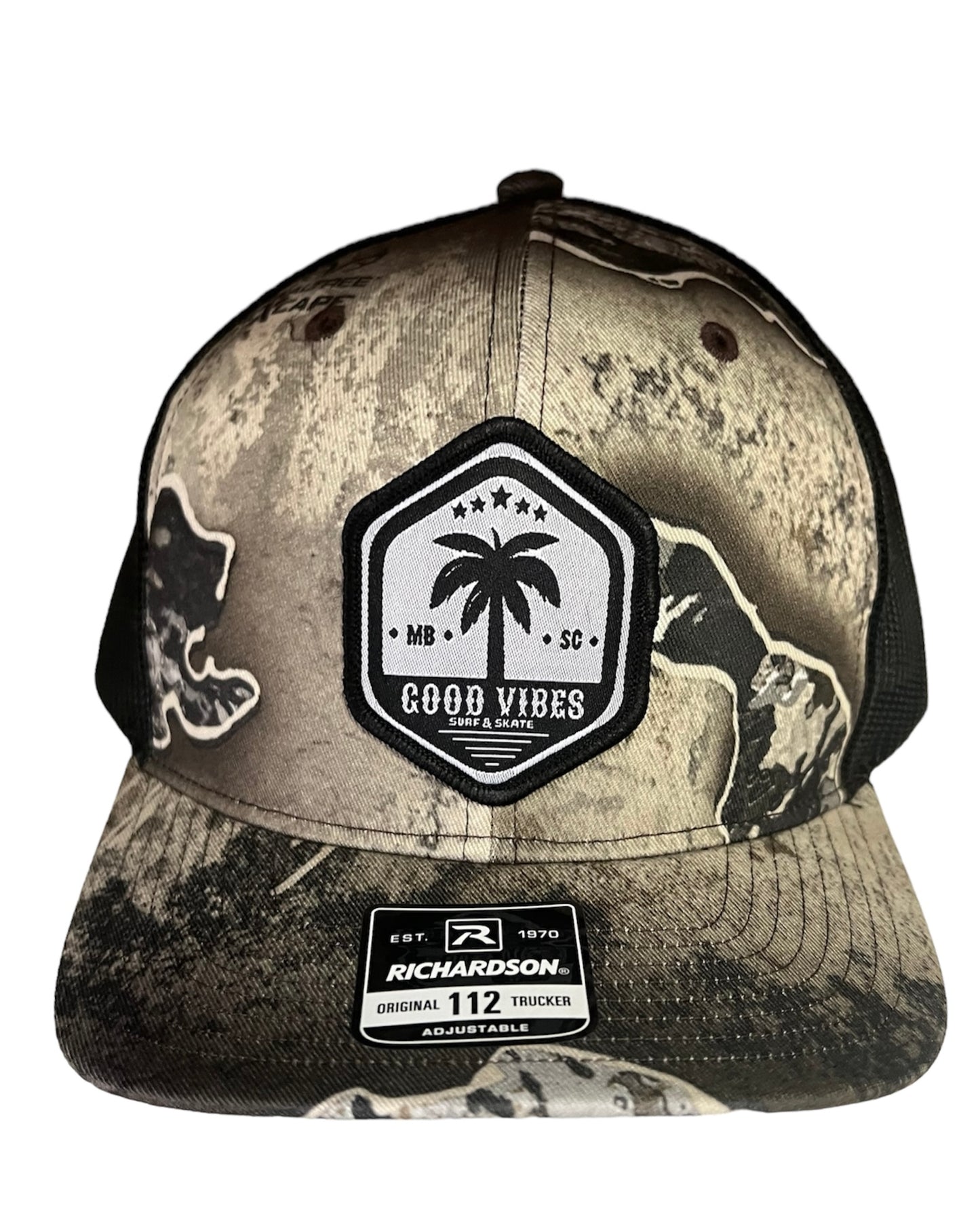 GV Palm Camo Snapback Trucker Hat