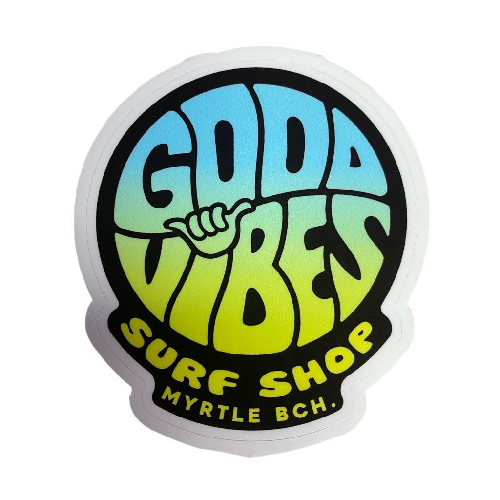 Good Vibes Color Logo Sticker