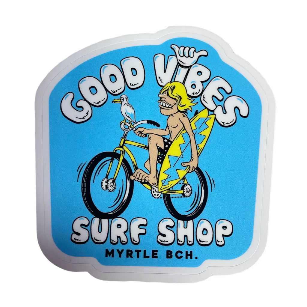 Good Vibes Bike Sticker