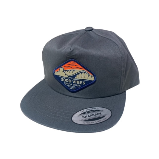 Good Vibes Going Right Smoke Blue Snapback