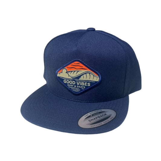 Good Vibes Going Right Blue Snapback