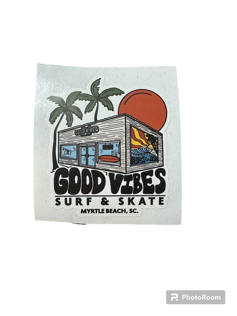 Good Vibes Storefront Sticker