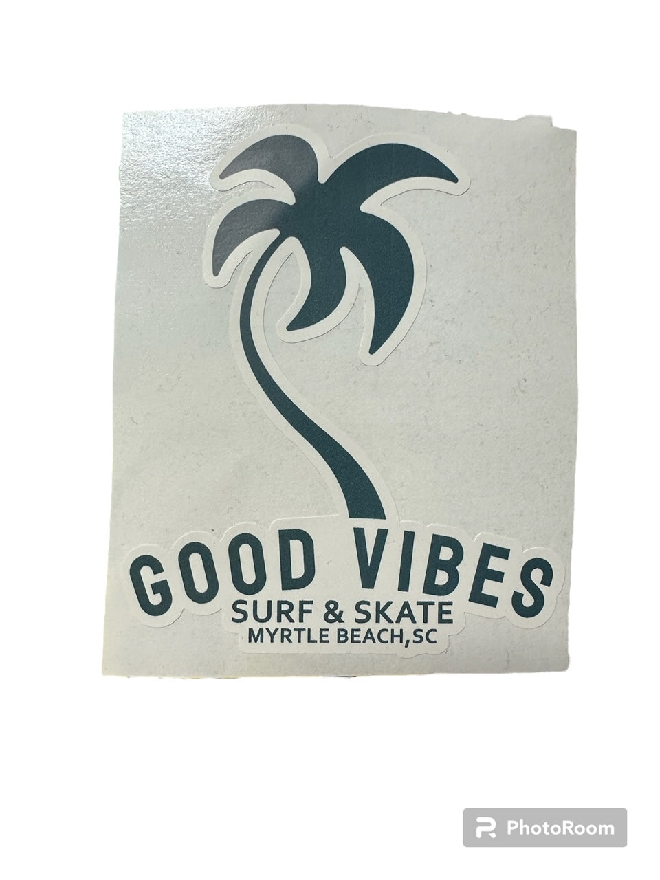 Good Vibes Palm Sticker